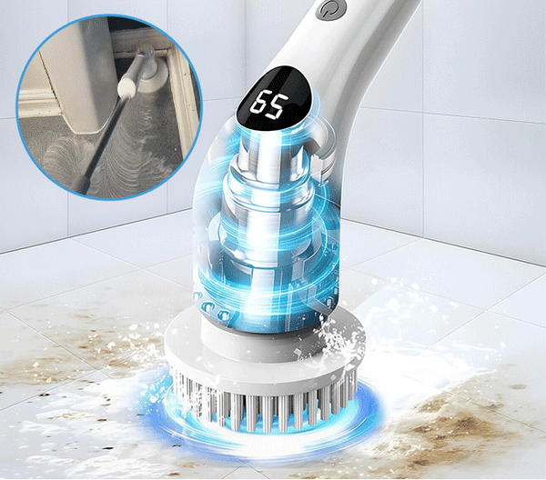 9 in 1 Electric Spin Scrubber,Cleaning Brush