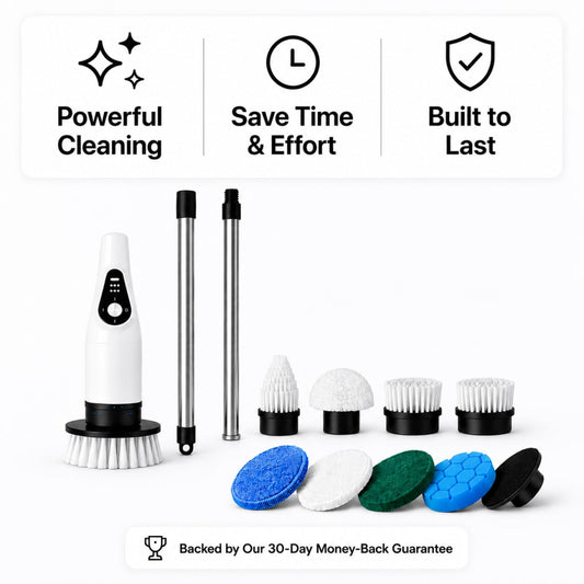 Scrubora™ Electric Spin Scrubber -9 in 1